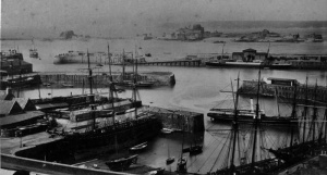 The North Quay before it was widened