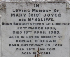 Mc Auliffe - St Matthew’s, St Lawrence