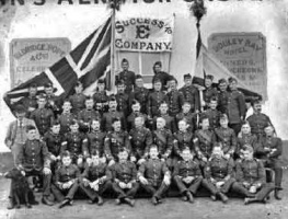 E Company at Bouley Bay Hotel in 1899