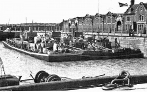 Artillery carriers at the Liberation