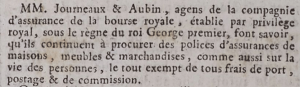 Philippe Dumaresq, of St John's Manor, advertised in the Gazette de l'Ile de Jersey in 1791 that he was selling his property on Mont Les Vaux, St Aubin