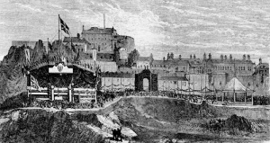 Laying the 1872 foundation stone