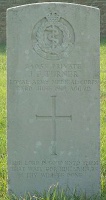 The grave of Great War casualty John Francis Turner at St Ouen's Churchyard, Jersey