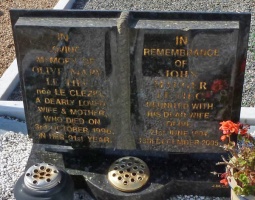 Le Clezio - St Ouen parish cemetery