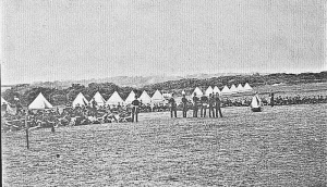 A Militia camp in 1906 photographed by Horace Hamon