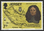 Sir George Carteret on a Jersey stamp