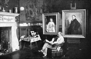 Millais in his studio