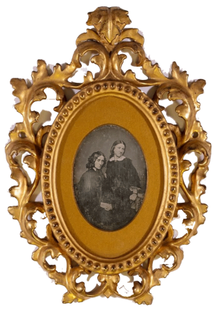A Daguerrotype of Anne Le Couteur and her daughter Harriet Elizabeth Le Sueur