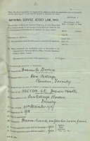 An application in 1940 by Francis Nicolle Le Breton to defer his call-up so that he could continue to work on his father's farm. It succeeded