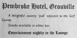 Pembroke Hotel, 1971