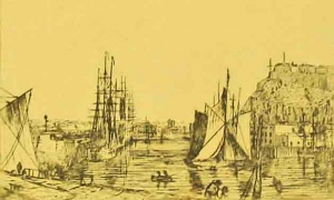 The Harbour in 1844