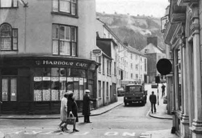 Harbour Cafe stood at the foot of Pier Road in 1967
