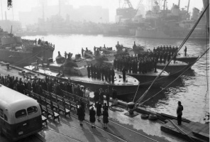 German patrol boats in harbour