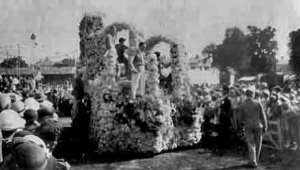 A float at a Springfield Battle