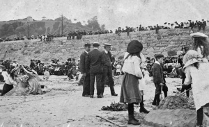 A sand castle competition