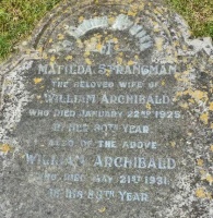 Archibald - St John’s Church cemetery