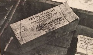 Unloading crates of parcels