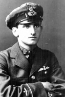 Flt Lt Mossop, the first Jerseyman to fly to Jersey