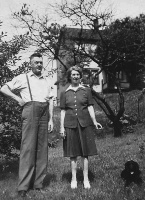 Charles Sydney Gibaut and his wife Ruby, nee Le Feuvre. Charles was born in Sydney in 1884, the son of Charles (1861- ) and Clara, nee Renouf, who emigrated from Jersey and returned after the birth of their first four children