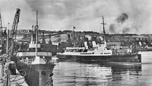 Dinard after conversion to a car ferry in 1947