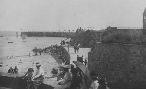 La Rocque Harbour on regatta day