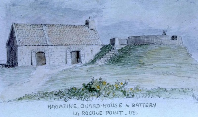 The guardhouse at La Rocque
