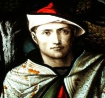 Detail from The Sower at St Brelade's Church