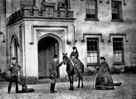 The Lempriere family outside Rosel Manor in 1865
