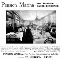 Pension Marina advert