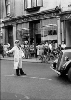 Traffic control in Queen Street in the 1950s
