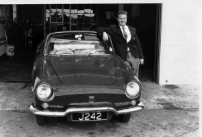 John Falle with his Renault Floride