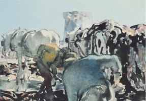 'The vraic gatherers', sold in 2011 for £2,500