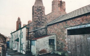 The rear of the property before renovation