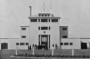 The main entrance from the forecourt