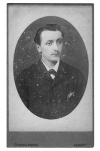 One of Clarence Ouless's earliest portraits, thought to date from 1873