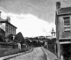 Rouge Bouillon in 1876 from the junction with Great Union Road