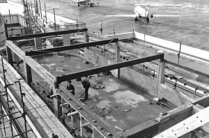 Construction work in 1969