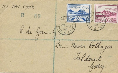 He was Rodney John de Gruchy, born in 1922, the son of Charles Alfred and Mary Ann, nee Houillebeck. He lived with his parents with his younger brother Nelson, and sister Barbara