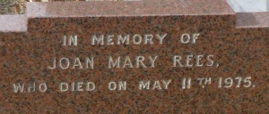 Rees - St John’s Church cemetery