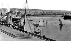 Sailing boats in the harbour