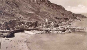 Bouley Bay showing Fort Leicester