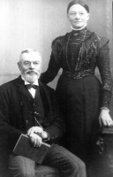 Francis Le Brocq and his wife