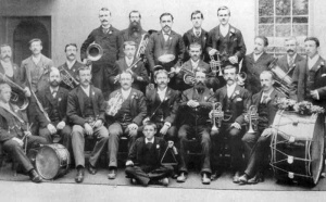 St Lawrence parish band in 1898