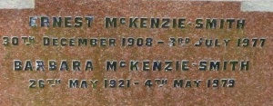 McKenzie-Smit - St John’s Church cemetery
