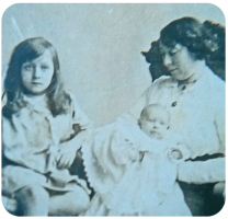 Florence Elvin Shaw, nee Gautier, Florence Muriel and Marion Marjorie