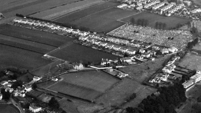 Richelieu Park, 1960s - picture by Robert Paton.In October 1946, John Sydenham-Clarke purchased Richelieu Farm from Harold Deslandes for £10,000. In May 1947, Sydenham-Clarke registered the company known as Modern Homes (Jersey) Limited. One of the company’s objectives was to develop as a building estate the site known as The Richelieu Estate, Tower Road. Within a month of the company being established, the first pieces of land on which the Richelieu Park Estate houses would be built, started to be sold to prospective owners. The area is clearly marked as Richelieu on the 1935 OS Map, and there are still several properties in the area today which bear the name in some form. The reason why the area is called Richelieu is unclear: one of the more likely explanations is that it a direct translation of the words riche (rich or prosperous), and lieu (place).