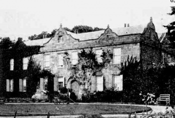 The old manor. The picture above shows that the original facade, with the door offset from the centre, has been retained, with an extra wing added to provide balance, and an entirely new roofline