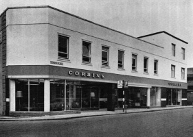 ... but were replaced by furniture showrooms, demolished in 2018. See Descendants of John Corbin for history of this branch of the family