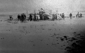 On the beach in 1927
