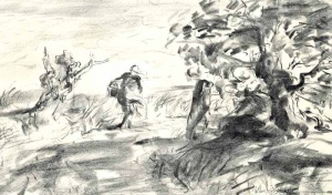 'Girl walking home in the wind', sold in 2011 for £688